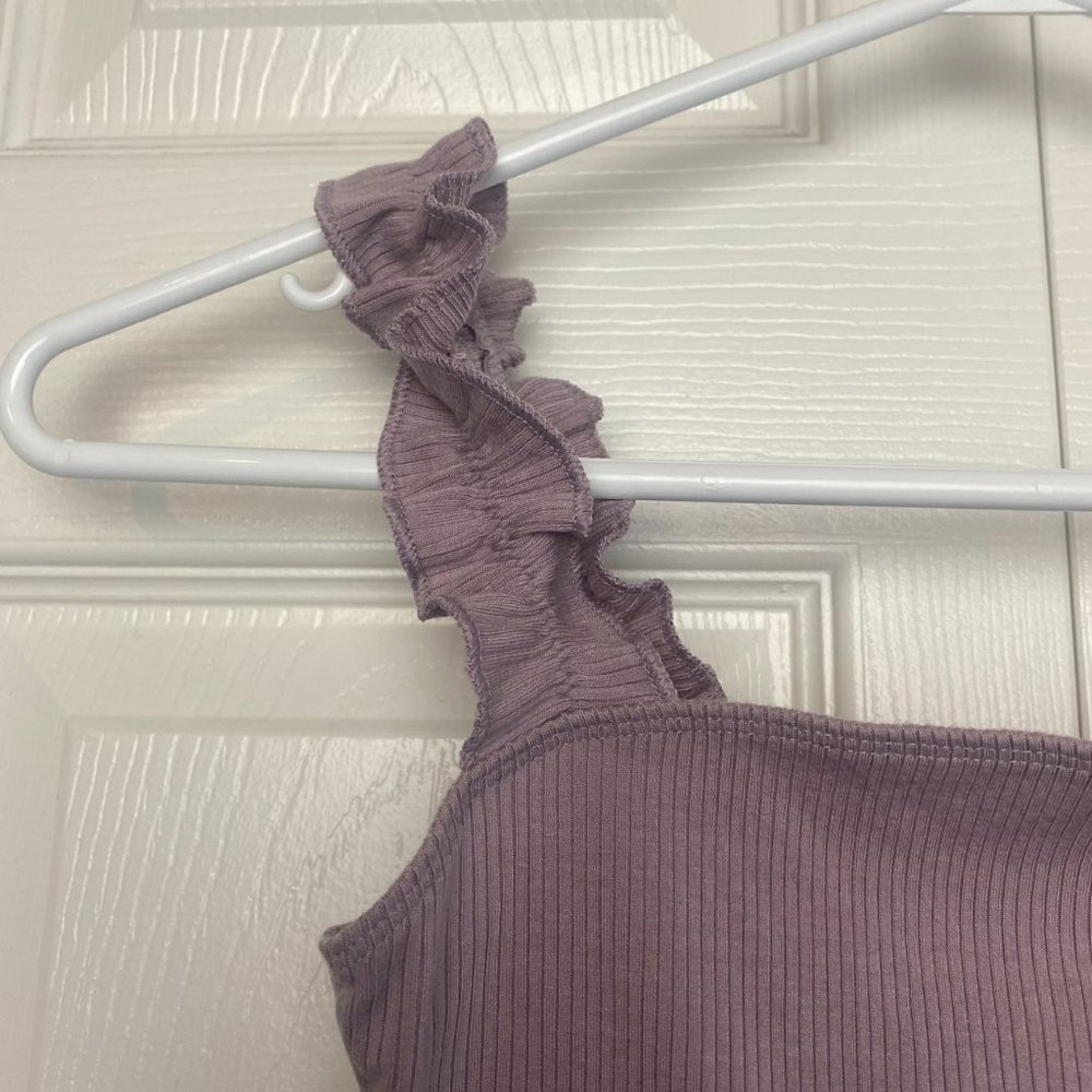 Aritzia Sunday Best Firecracker Tank Crop Top Light Purple Size XXS - Picture 2 of 6